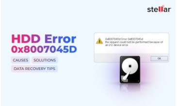 How to Fix HDD Error 0x8007045D: Causes, Solutions, and Data Recovery Tips