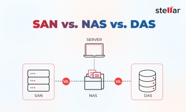 SAN vs. NAS vs. DAS: Comparison of Storage Architectures