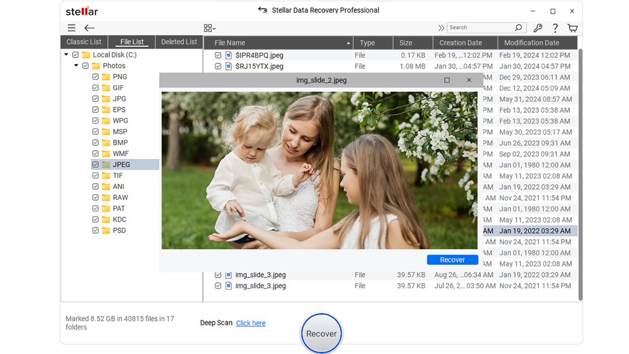 Recover-Stellar Data Recovery Software