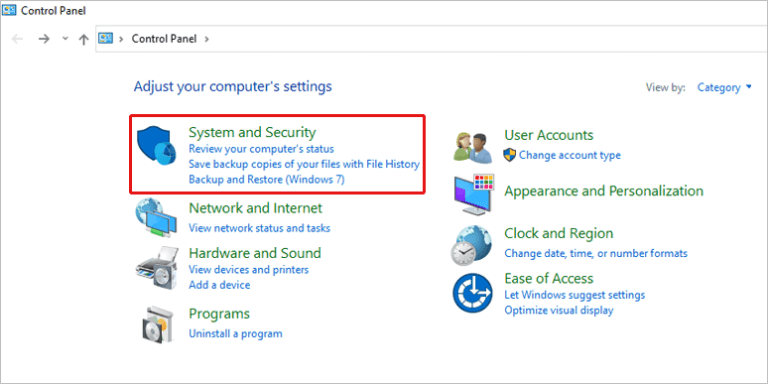 System and Security
