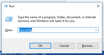 msconfig - Stellar
