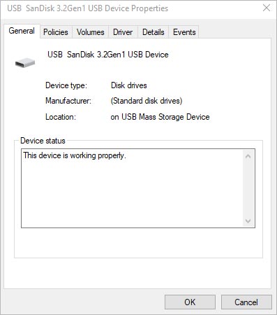 selete properties in drivers