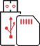 USB-Stick, SD-Card, etc